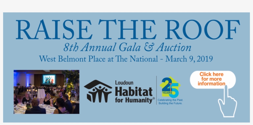 2019 Gala Web Banner - Habitat For Humanity, transparent png download