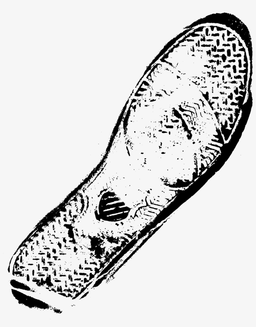 Shoe Footprints Png - Huella De Zapato 43, transparent png download
