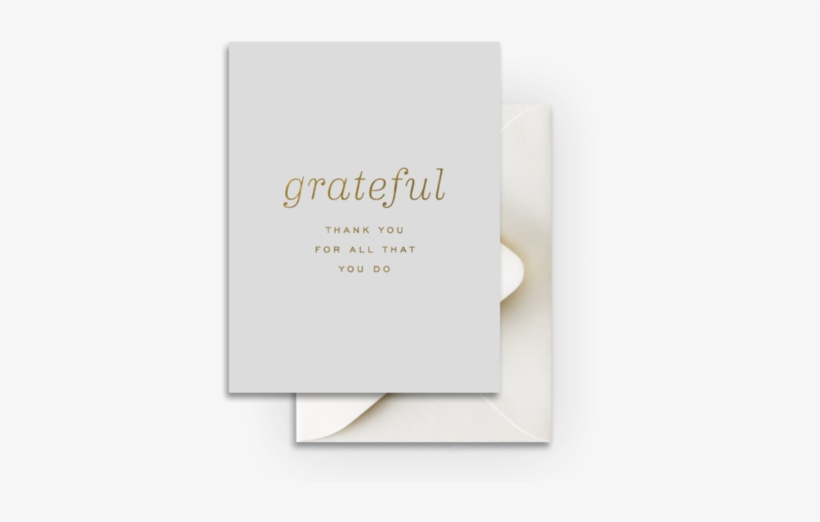 Grateful Thank You Greeting Card - Grateful Thank You, transparent png download