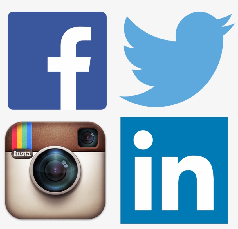 Picture - Facebook Twitter And Instagram Logos PNG Image | Transparent