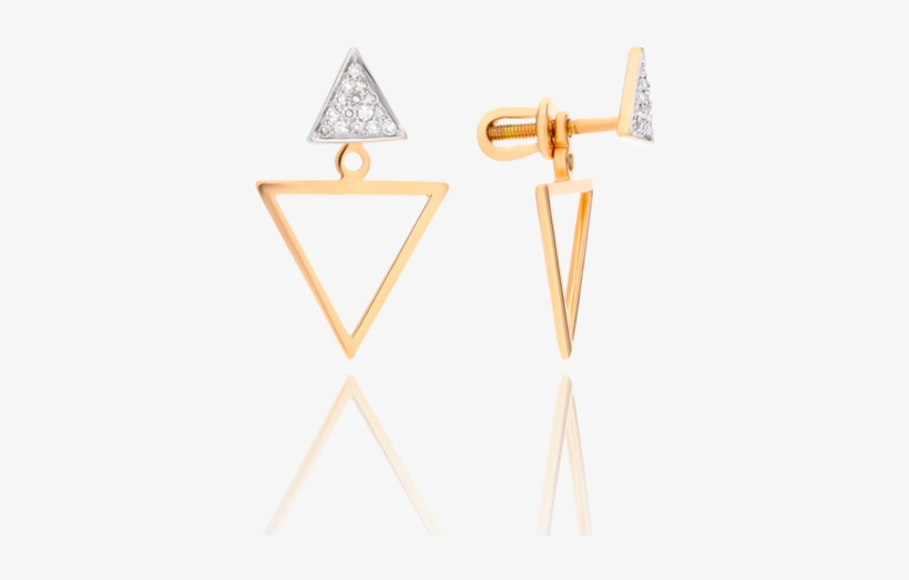 Triangle Loop - Rose Gold - Gold, transparent png download