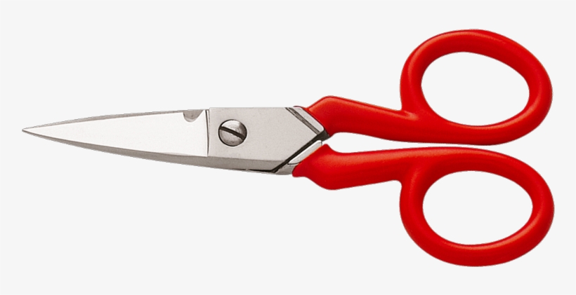 Tijera De Electricista - Electrician Scissors Plasticized Rings 5 Bahco, transparent png download
