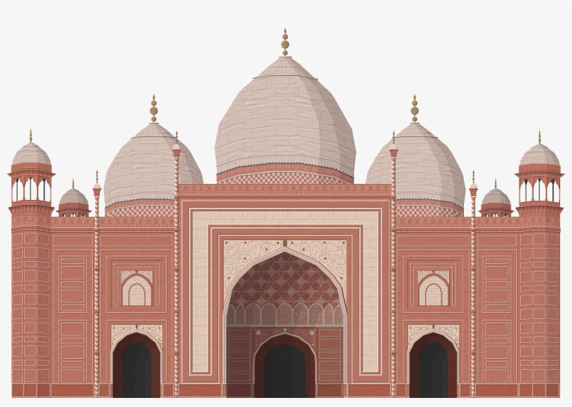 Taj Mahal Clipart Taj Mahal The Red Fort Golden Triangle - Taj Mahal, transparent png download
