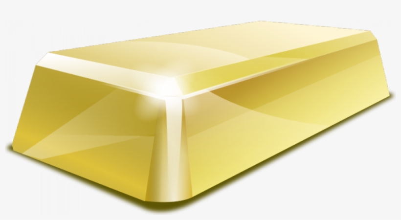 Download Gold Brick Png Clipart Gold Bar Clip Art Gold - Gold Bar Clipart, transparent png download