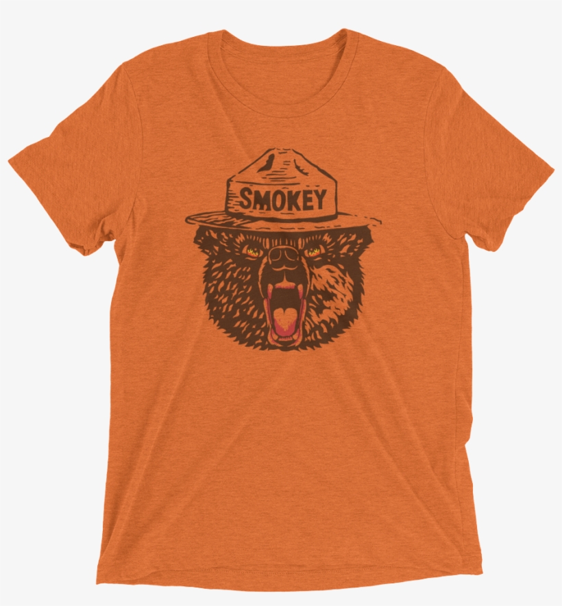 Smokey Bear - Bike T-shirt, transparent png download