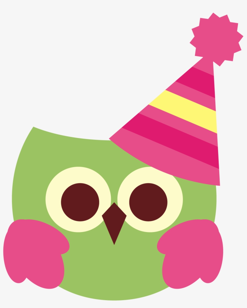 Free Owl Clip Art - Cute Birthday Clip Art, transparent png download