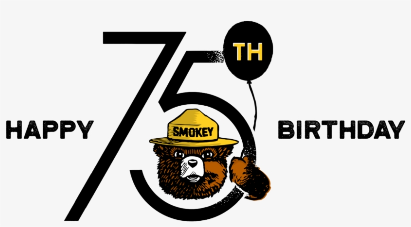 Smokey Bear's 75th Anniversary - Smokey Bear 75th Anniversary, transparent png download