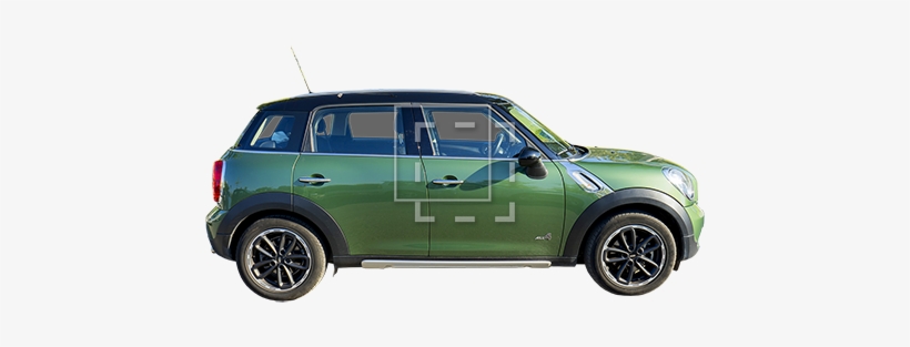A Cutout Green Car With The Background Removed Taken - Png Car On The Side, transparent png download