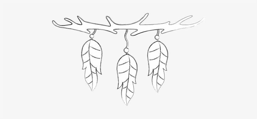 Image Library Library Boho Drawing Feather - Drawing, transparent png download