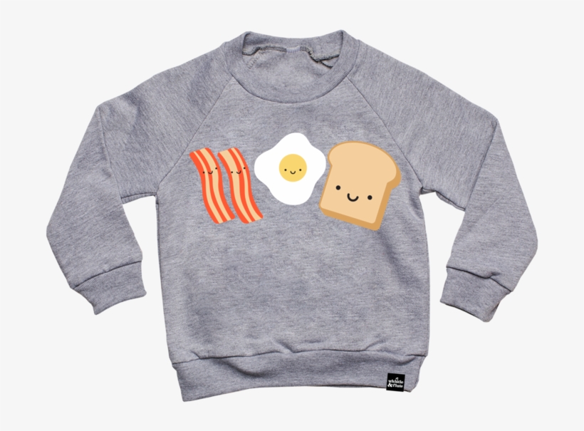 Kawaii Breakfast Sweatshirt - Sweatshirt, transparent png download