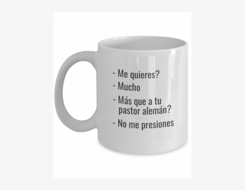 Taza De Cafe Pastor Aleman Cute German Shepherd Mug - Mug, transparent png download