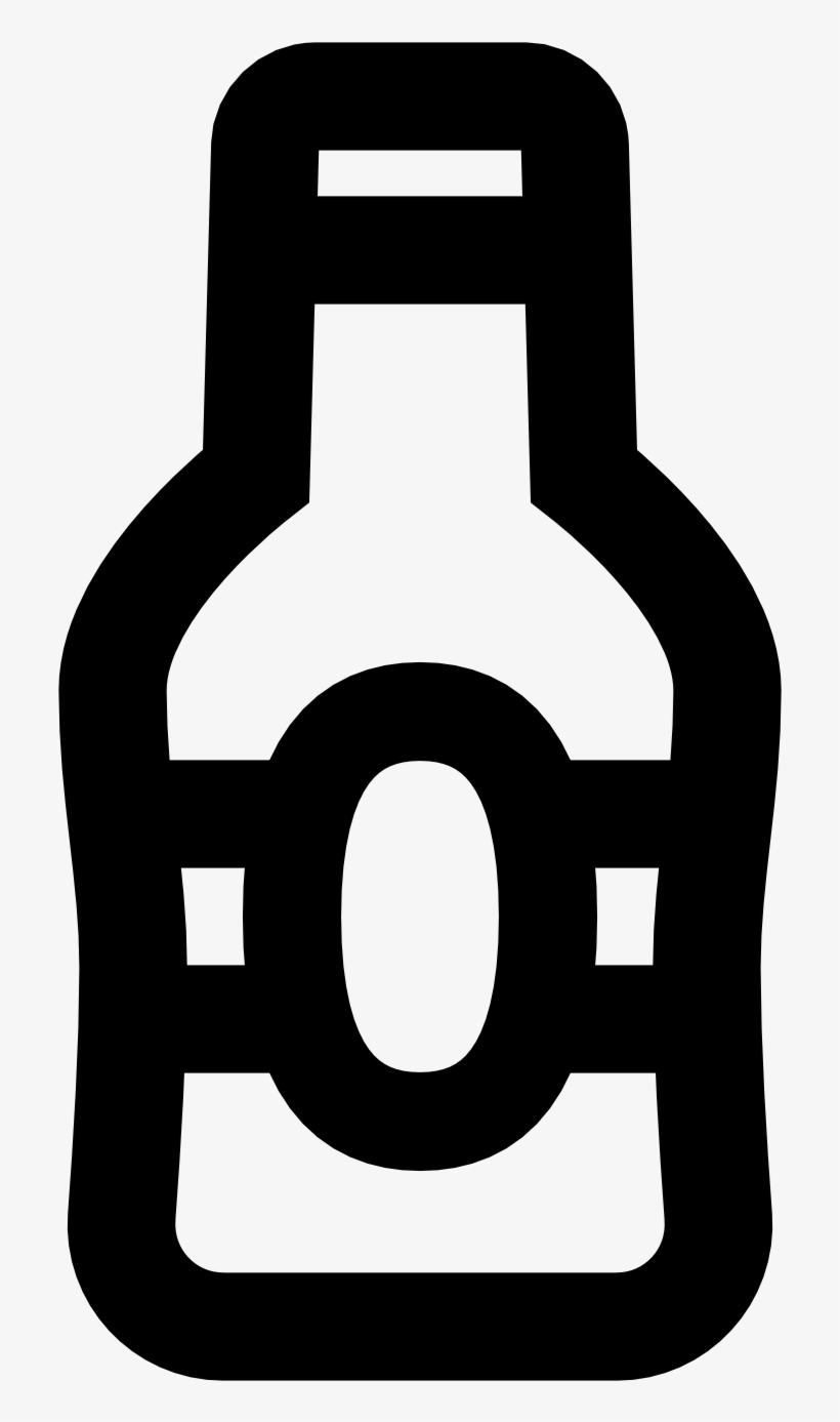 The Beet Bottle Is Shaped Like A Glass Bottle With - Sign, transparent png download