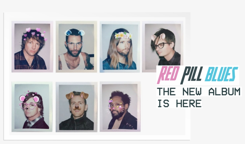 Maroon - Maroon 5 Red Pill Blues, transparent png download