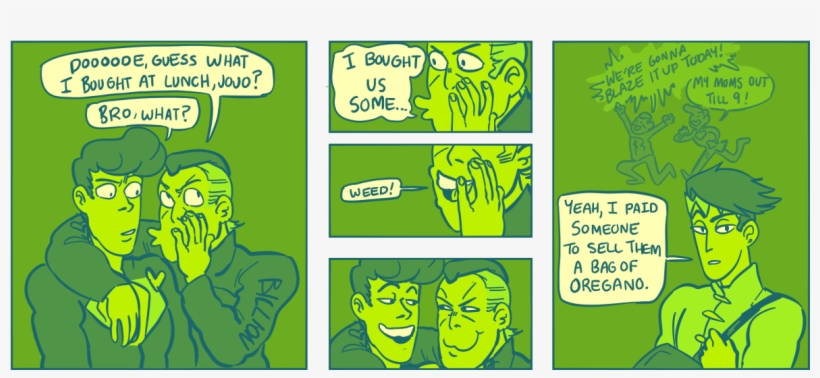 Josuke And Okuyasu Weed, transparent png download