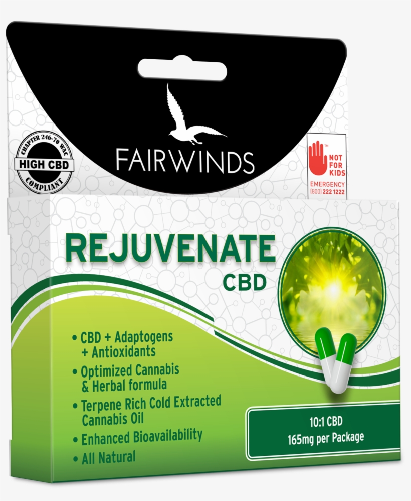 Rejuvenate Cbd - Capsule, transparent png download