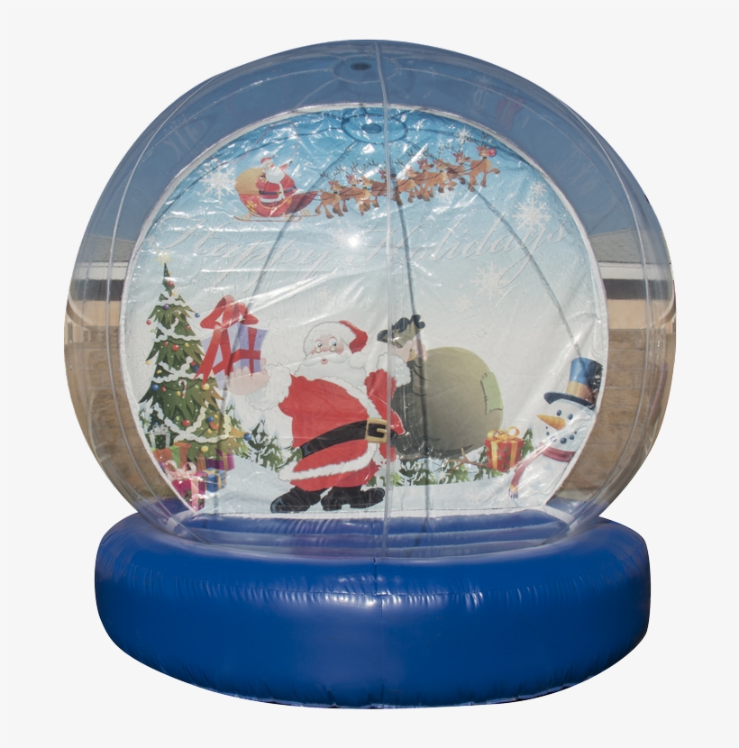 Inflatable Snow Globe For Holiday Photos - Snow Globe, transparent png download
