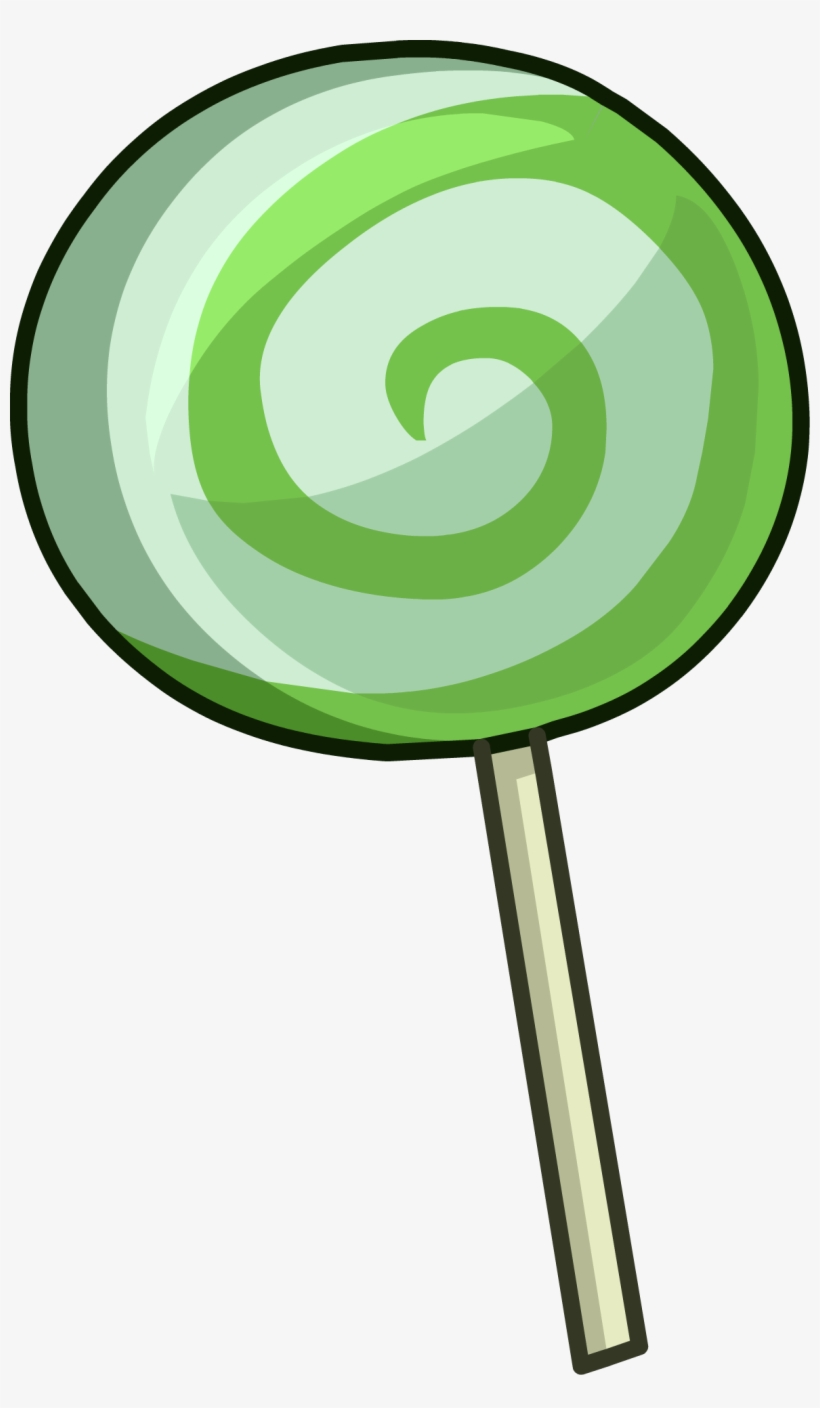 Swirly Lollipop - Green Lollipop Clip Art, transparent png download