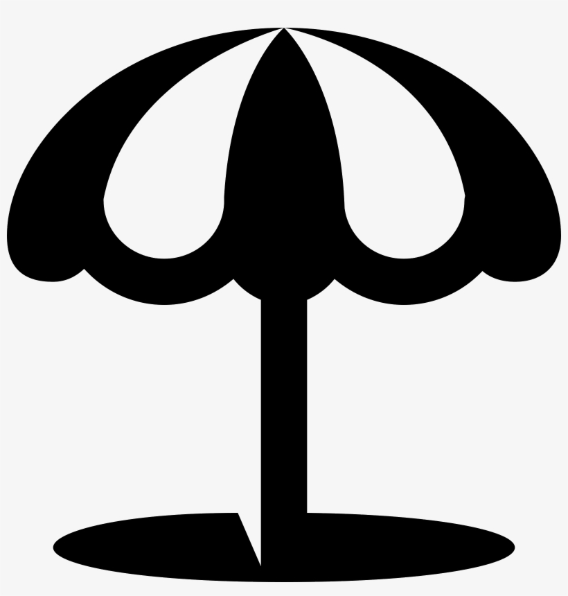 Parasol Plażowy Icon - Icone Parasol Png, transparent png download