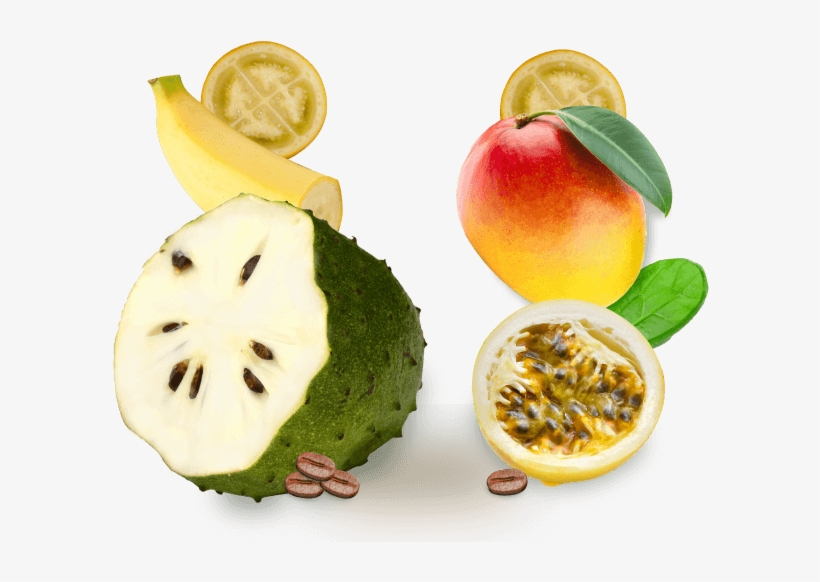 Aparte De Las Frutas, Encuentra También Batidos Con - Soursop, transparent png download
