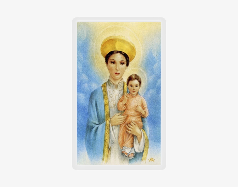 Our Lady Of La Vang - Prayer To Our Lady Of La Vang Holy Card, transparent png download