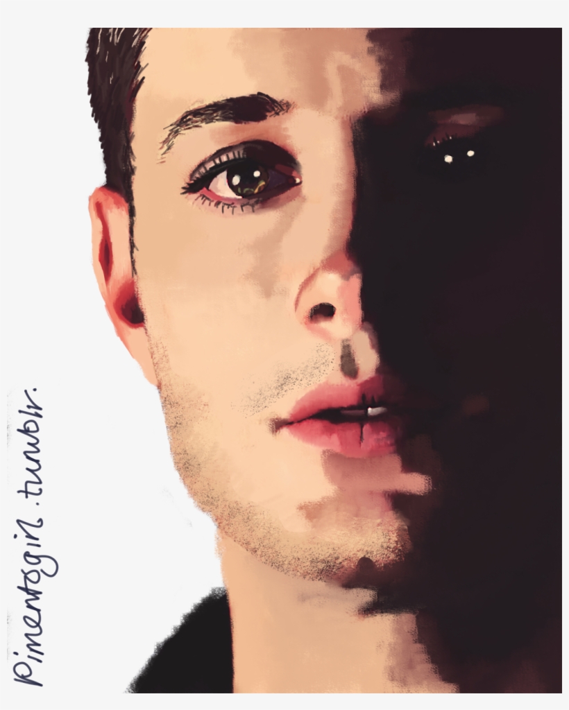 Portrait Of Cas Sunlit Castiel - Visual Arts, transparent png download