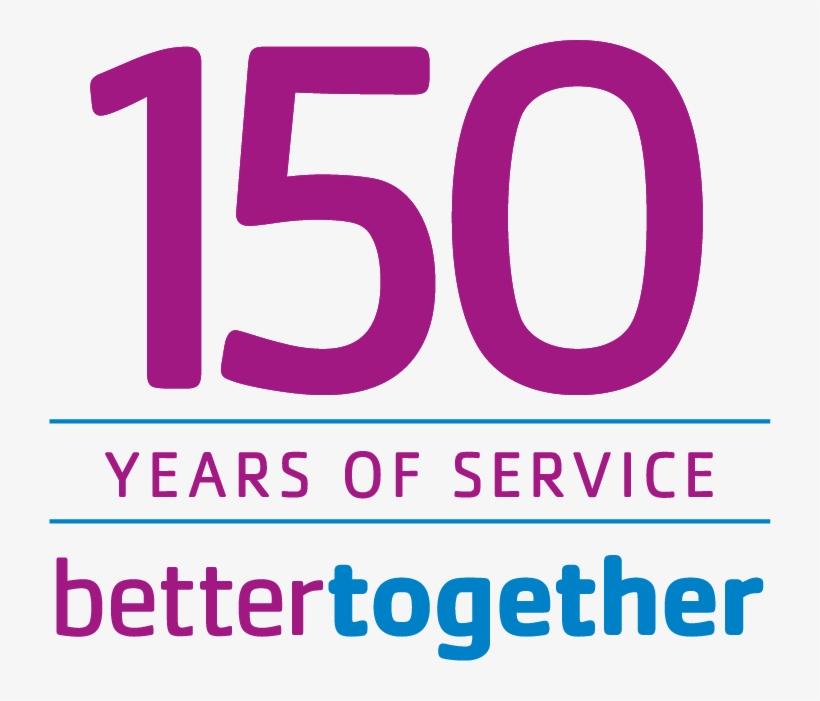 Ymca Logo Celebrating 150 Of Service - Graphic Design, transparent png download