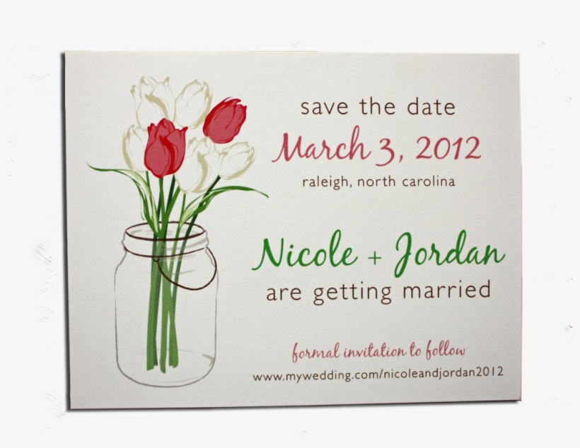 Announcement/invite Cards - Tulip, transparent png download