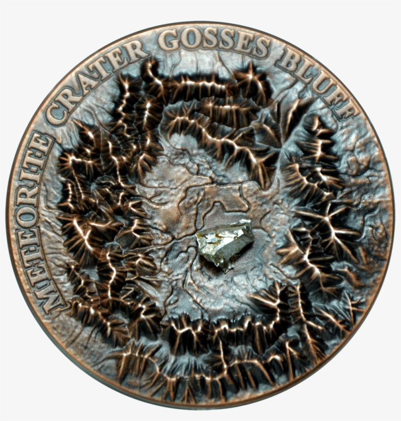 1 Dollar Niue Island 2017 1 Ounce Gosses Bluff Crater - Circle, transparent png download