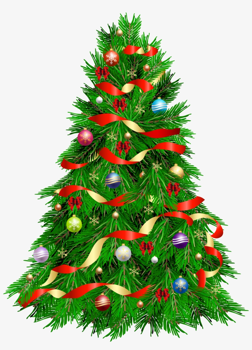 Christmas Tree Clip Art Image - X Mas Tree Transparent, transparent png download