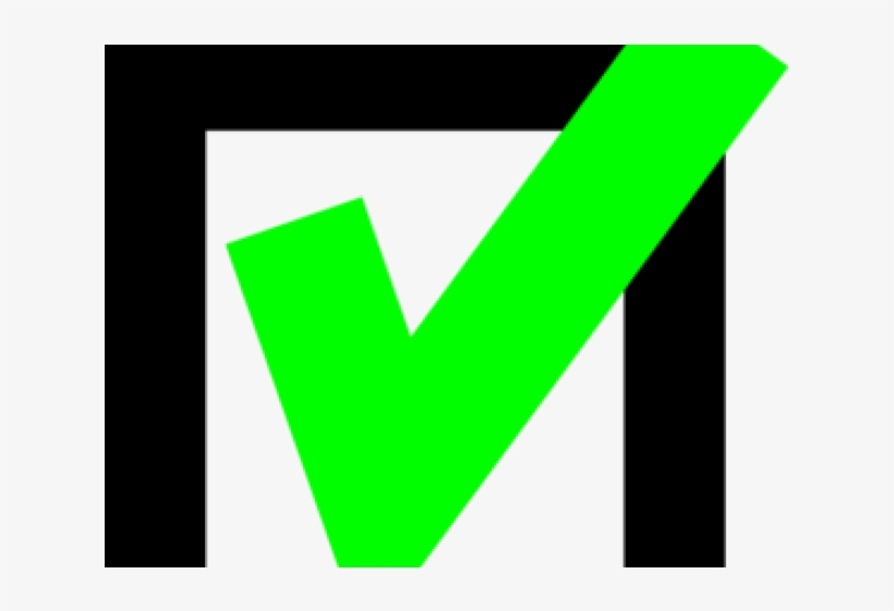 Green Tick Clipart Tik - Graphic Design, transparent png download
