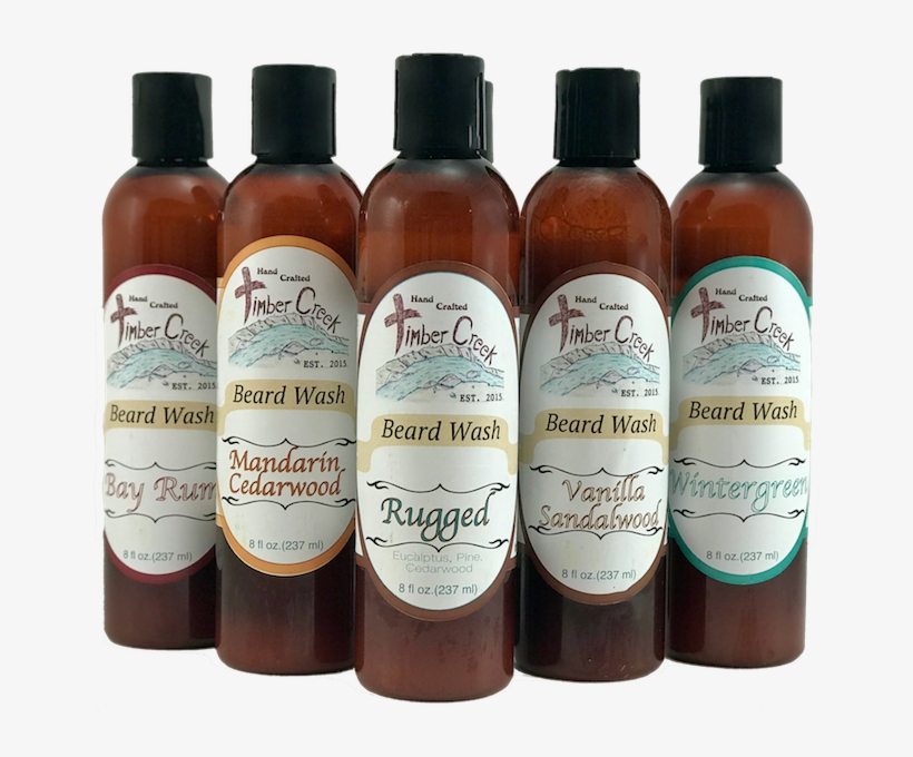 Beard Wash Group - Glass Bottle, transparent png download