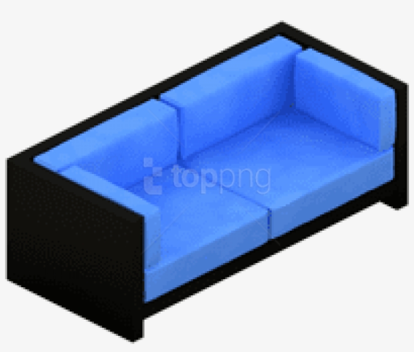 Free Png Vip Blue Velvet Couch Png Images Transparent - Sofa Bed, transparent png download