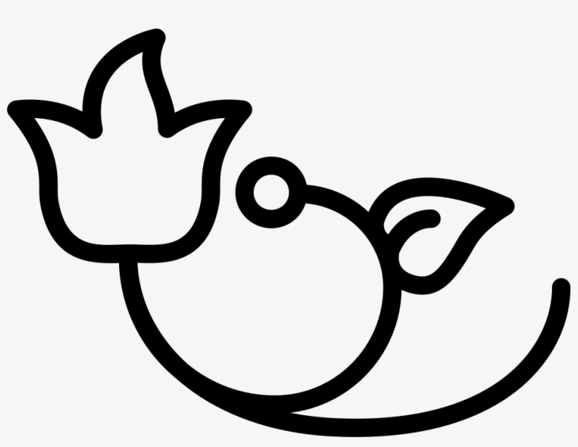 Flower Design Outline Comments - Outline Of Flowers Design, transparent png download