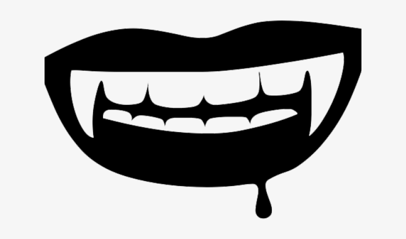 Fangs Clipart Vampire Bite - Clip Art Vampire Fangs Transparent Background, transparent png download