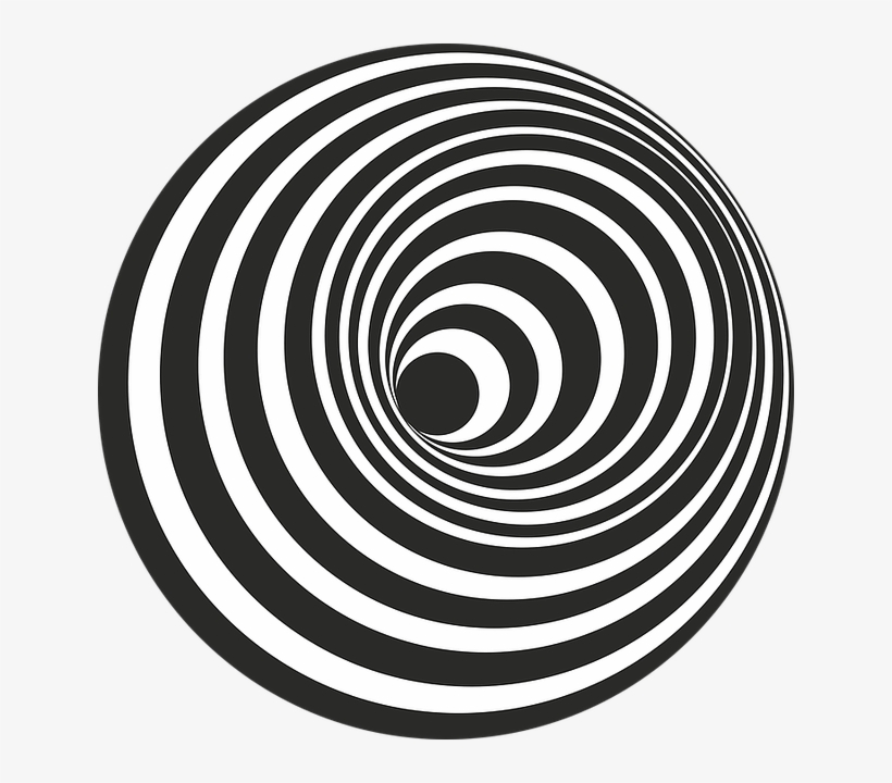 Hole - 3d Grid Spiral Drawing, transparent png download