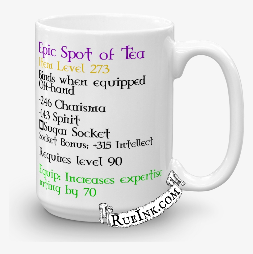 Epic Spot Of Tea 15 Oz Mug - Mug, transparent png download