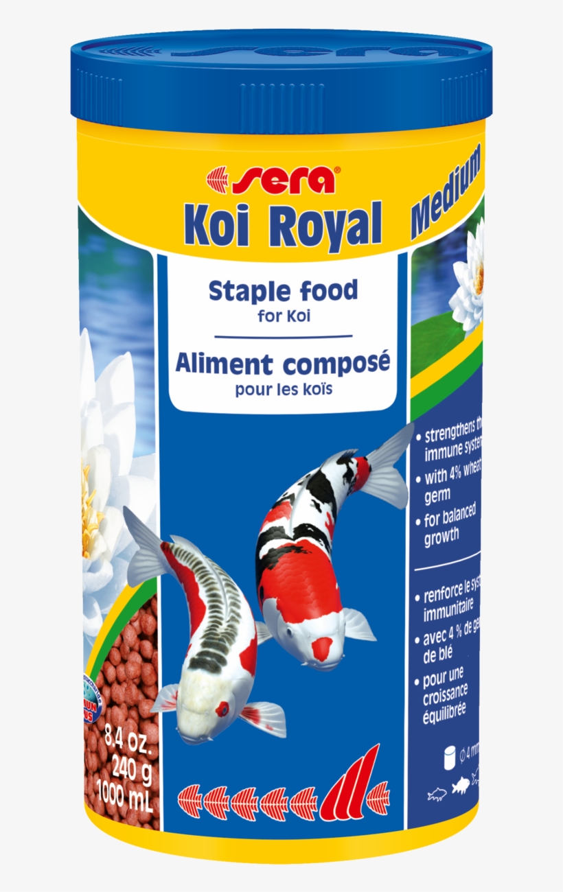 07115 Int Sera Koi Royal Medium 1000 Ml Top - Sera Koi Food, transparent png download