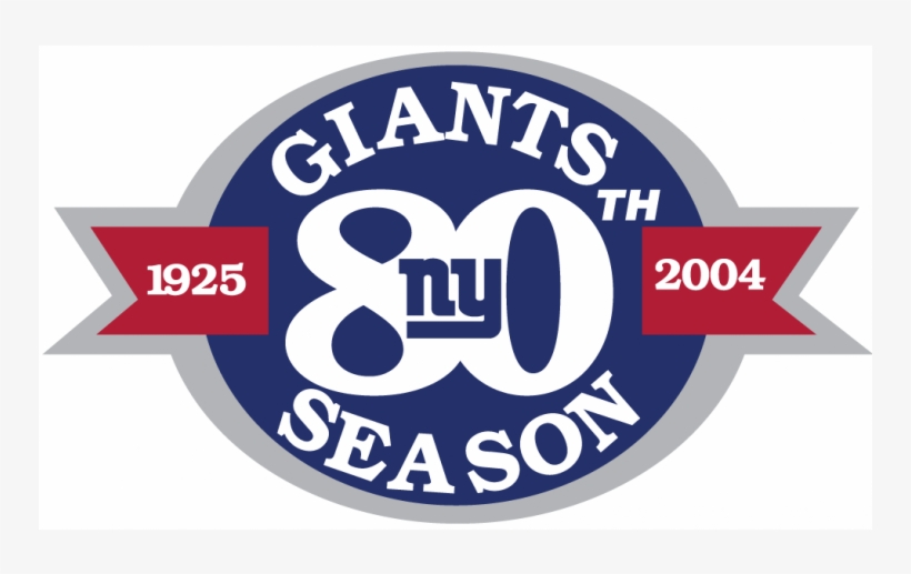 New York Giants Iron On Stickers And Peel-off Decals - Label, transparent png download