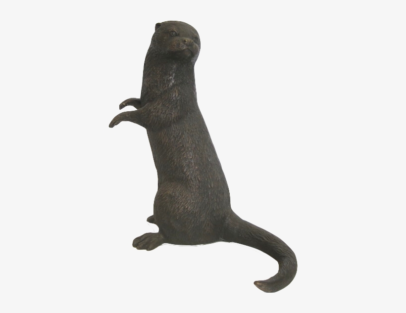 Ba1050 Bronze Otter1 Ba1050 Bronze Otter - Punxsutawney Phil, transparent png download