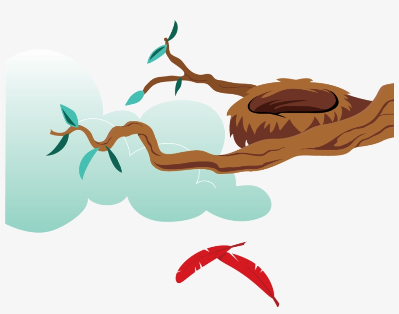 Nest On A Tree Png - Nest On Tree Png, transparent png download