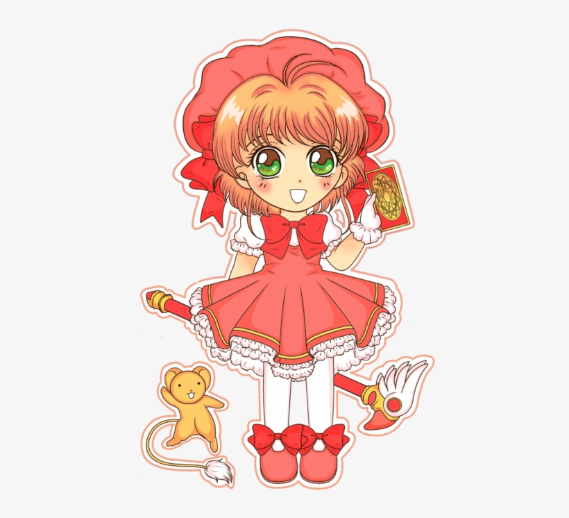 Baby Sakura - Sakura Card Captors Sakura Chibi, transparent png download
