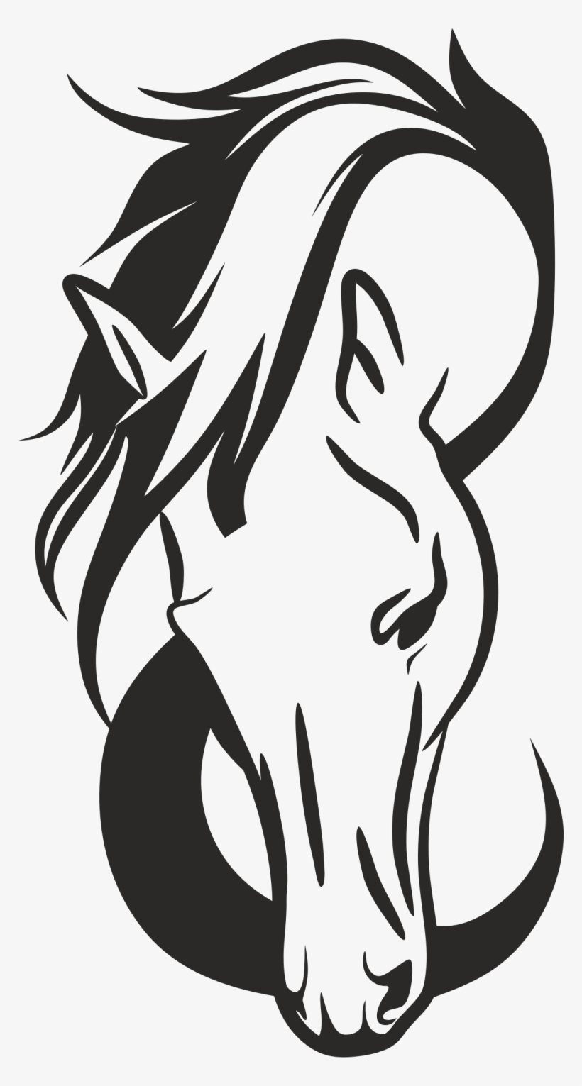Horse Head Silhouette, transparent png download
