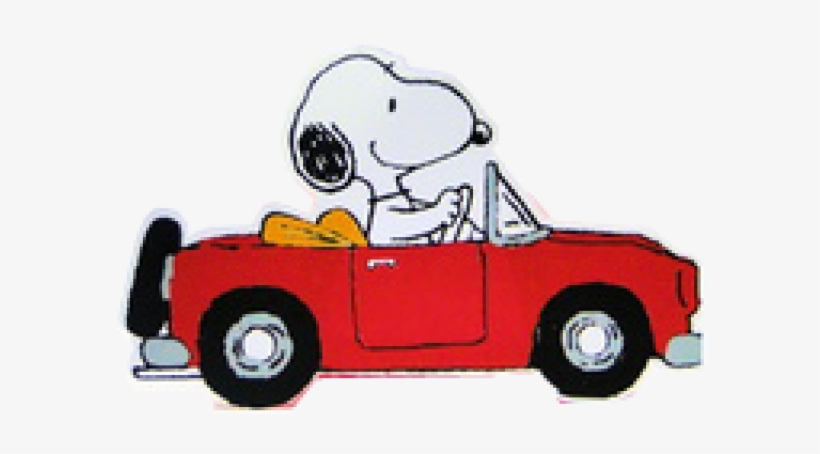 Snoopy En Su Carro, transparent png download