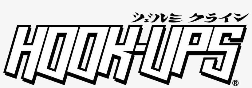 Hook Ups Skateboards Logo Black And White - Hook Ups Skateboards, transparent png download
