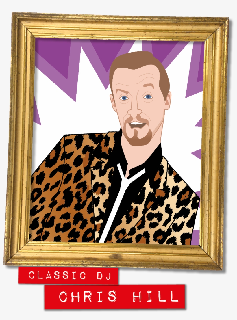 Arguably The Uk's First Superstar Club Dj, Chris Hill - Picture Frame, transparent png download