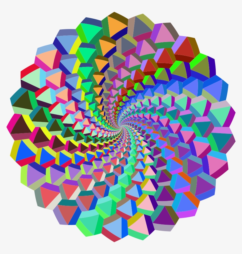 Geometric Maelstrom - Fractal Art, transparent png download