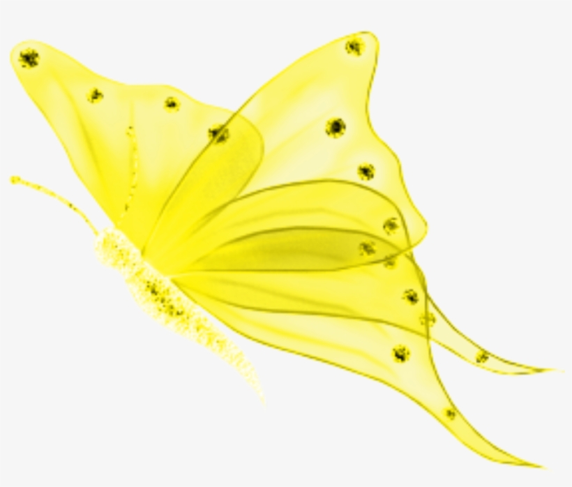 Buterffly Sticker - Butterfly With Red Rose, transparent png download