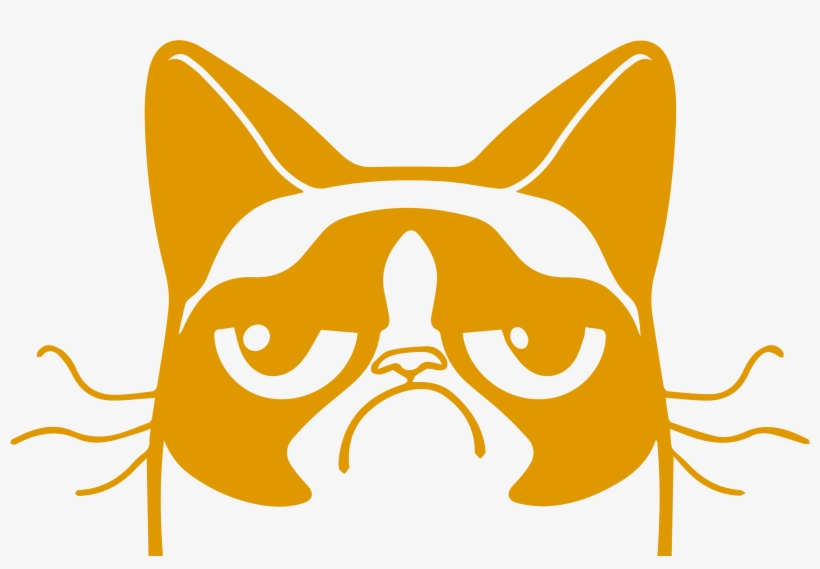 Website Design, Graphic Design & Marketing From Cheshire - Grumpy Cat Logo, transparent png download