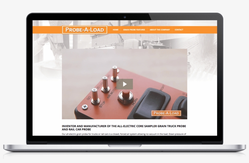 Industrial Web Design In Iowa For Desktop - Flat Panel Display, transparent png download