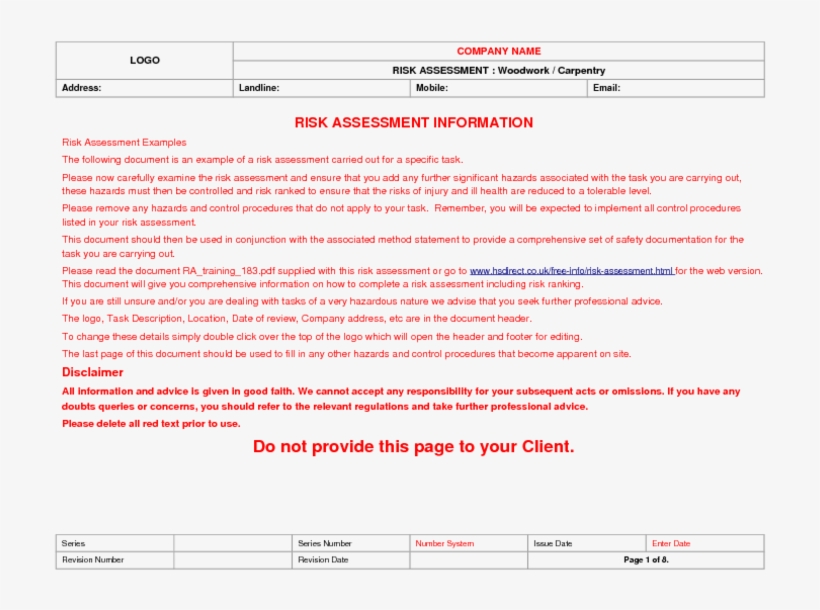 99 Vat Product Preview - Risk Assessment For Exhibition Stand, transparent png download